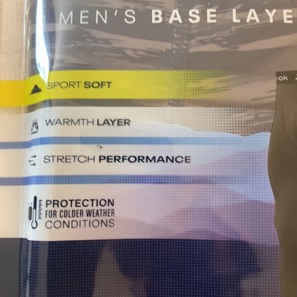 NEW  in package- Reebok Performance Men’s Base Layer Pant - Picture 3 of 9